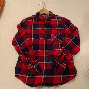 Uniqlo plaid flannel shirt